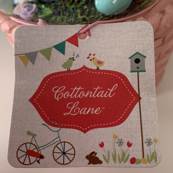 Easter spring waterglobe bunny rabbit easter basket brand new ✨🌸🐇 - Picture 15 of 15